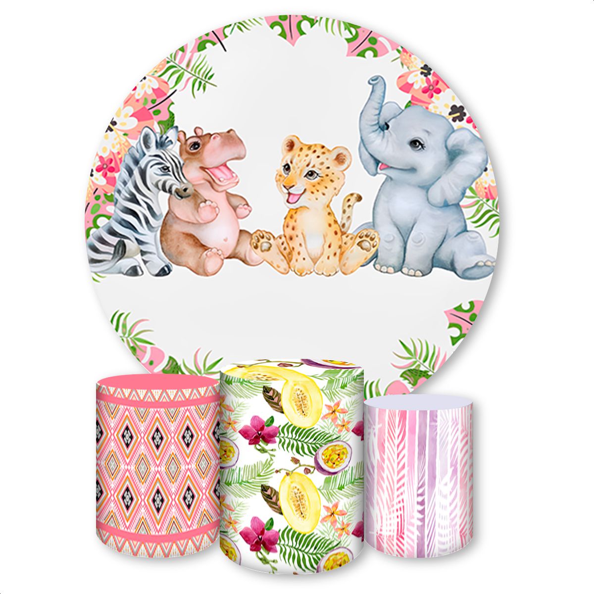 KIT COMPLETO 4 CAPAS SAFARI - 564 - KIT COMPLETO 564 - Painel Festivo