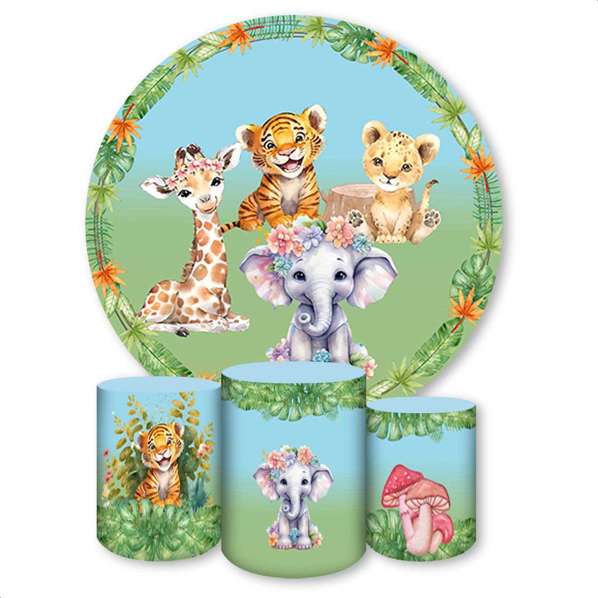 KIT COMPLETO 4 CAPAS SAFARI - 566 - KIT COMPLETO 566 - Painel Festivo