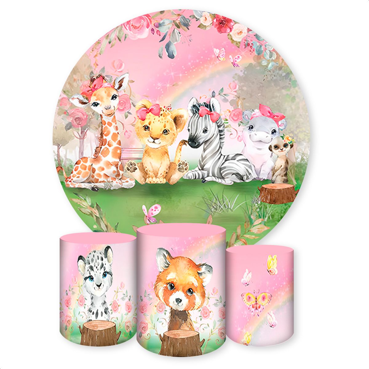 KIT COMPLETO 4 CAPAS SAFARI - 568 - KIT COMPLETO 568 - Painel Festivo