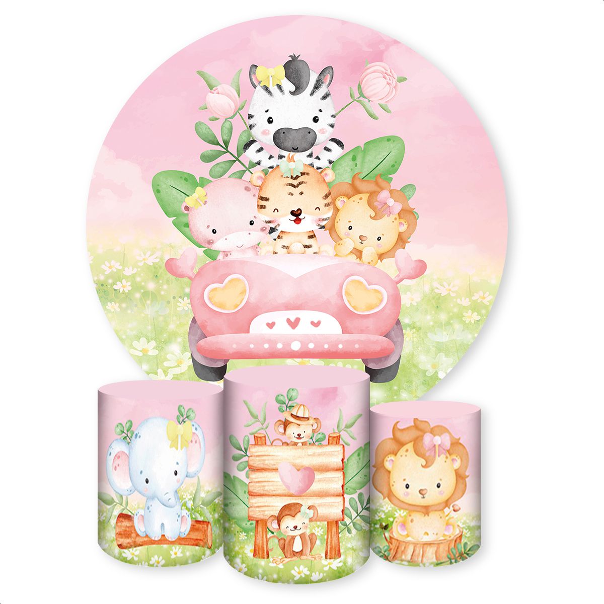 KIT COMPLETO 4 CAPAS SAFARI - 572 - KIT COMPLETO 572 - Painel Festivo