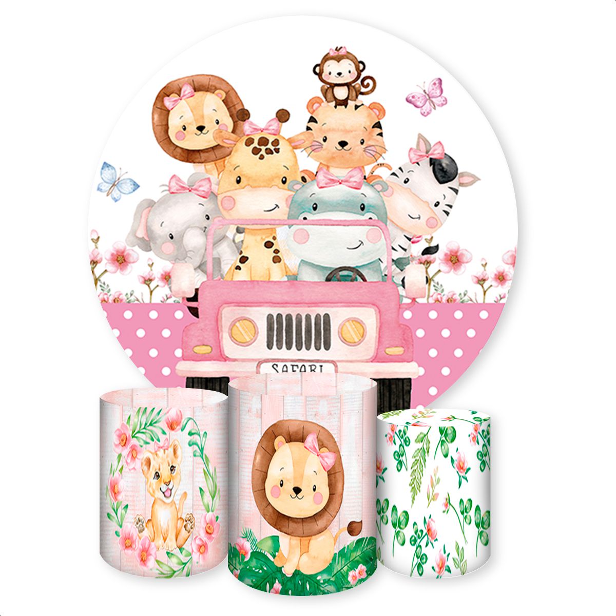 KIT COMPLETO 4 CAPAS SAFARI - 576 - KIT COMPLETO 576 - Painel Festivo