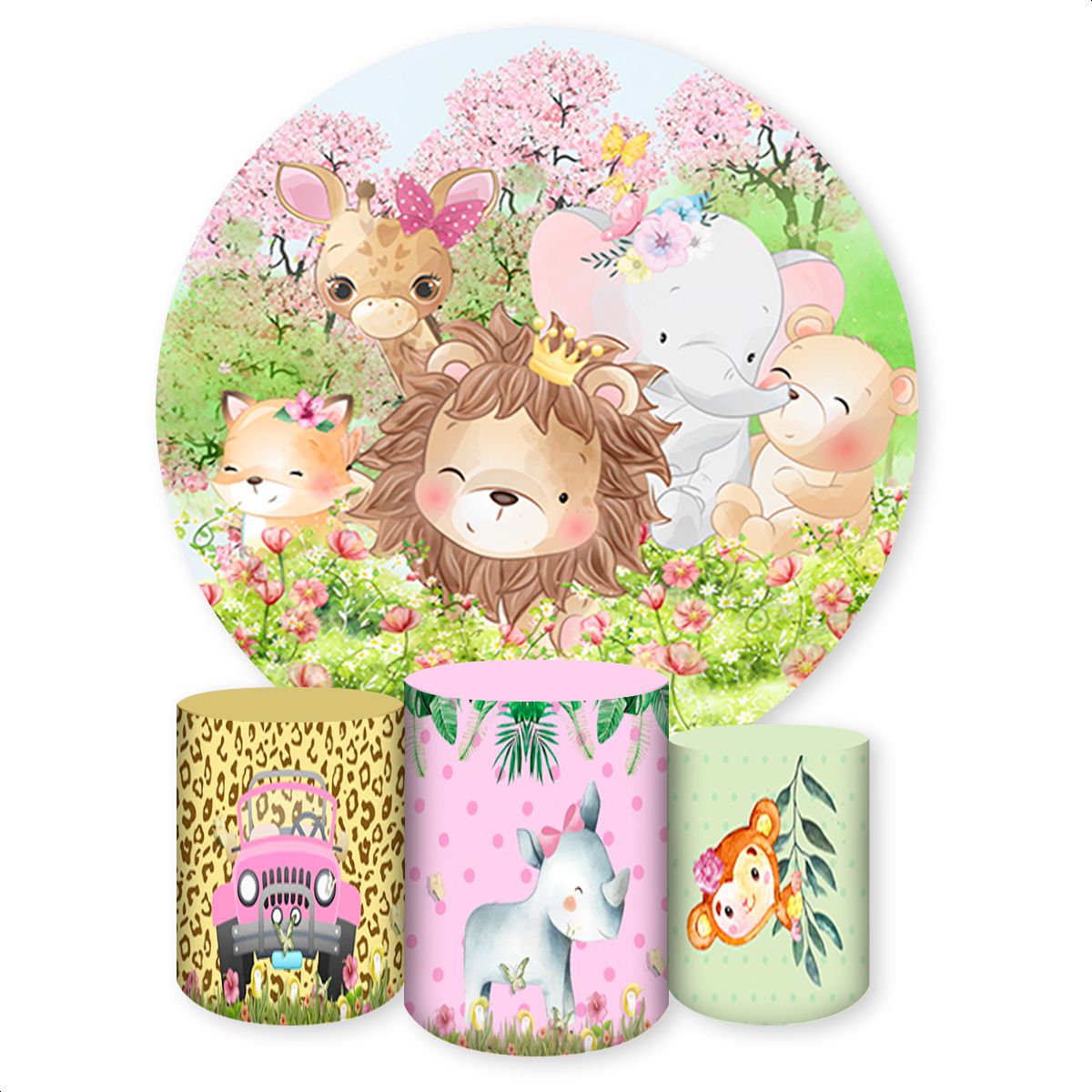 KIT COMPLETO 4 CAPAS SAFARI - 729 - KIT COMPLETO 729 - Painel Festivo