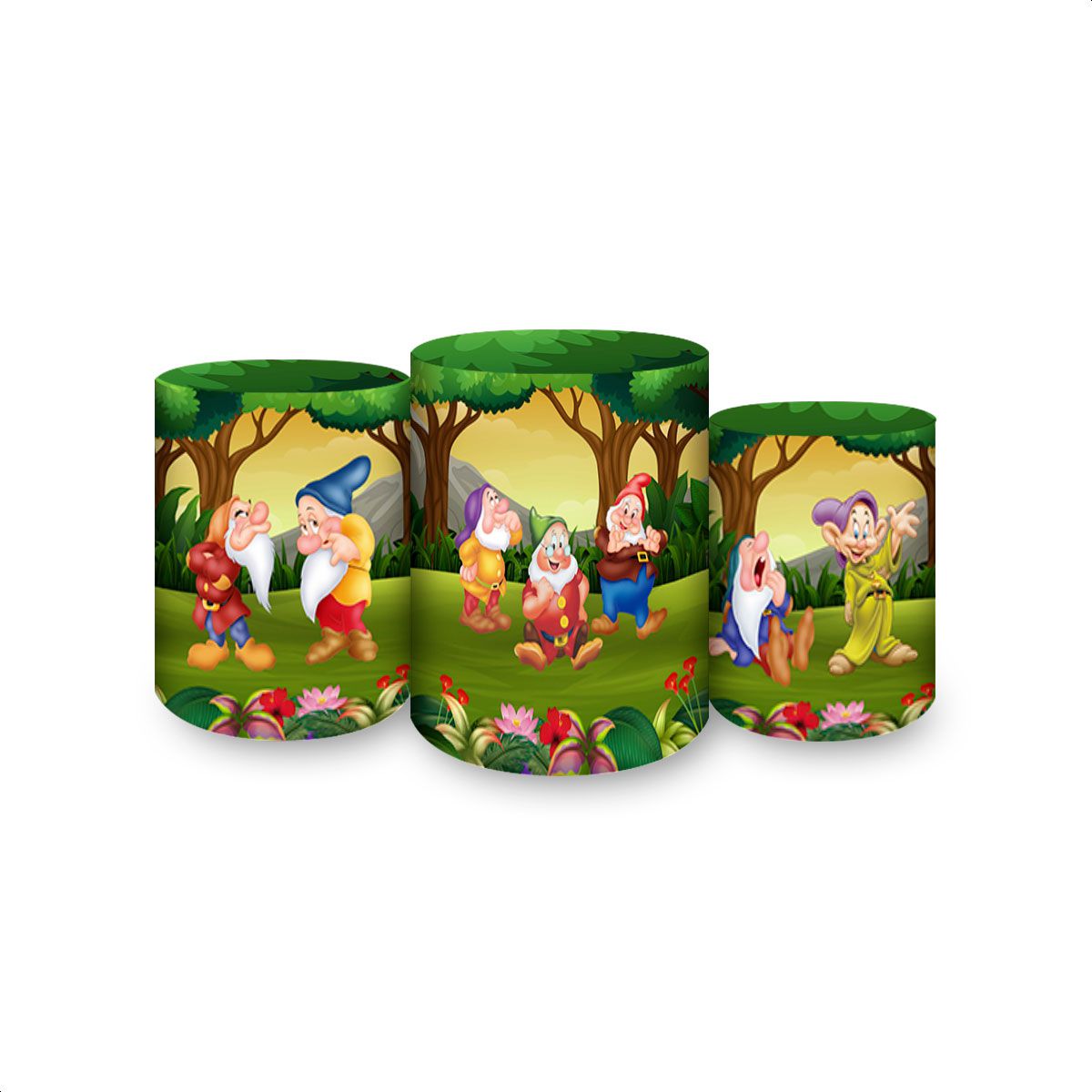 Trio Capas Cilindros Subl... - Painel Festivo