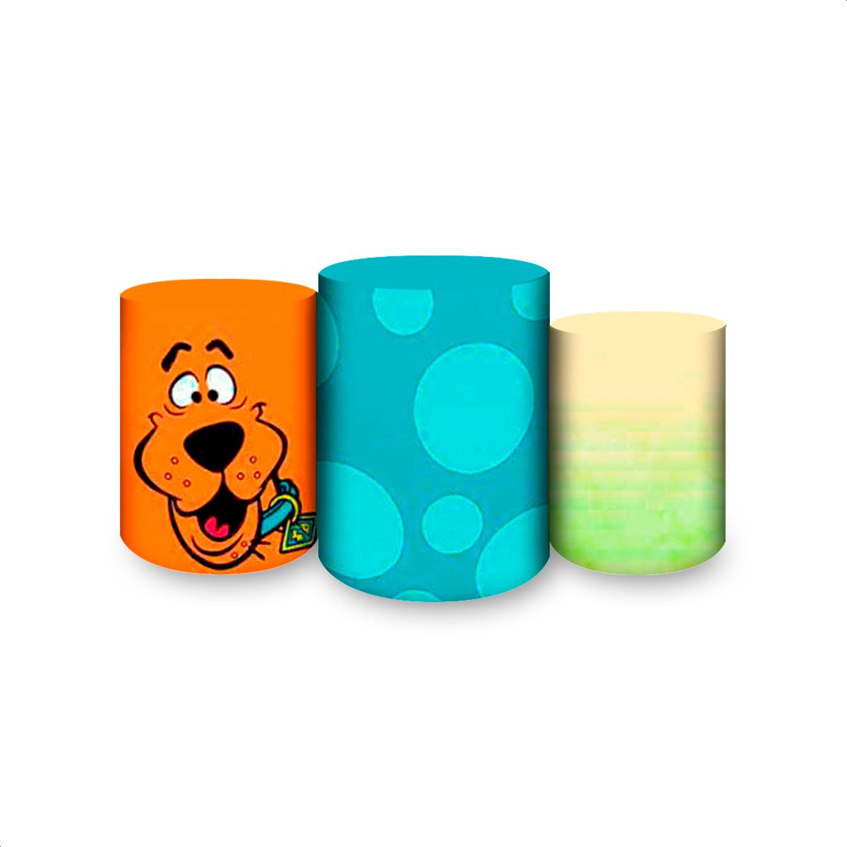 Trio Capas Cilindros Subl... - Painel Festivo