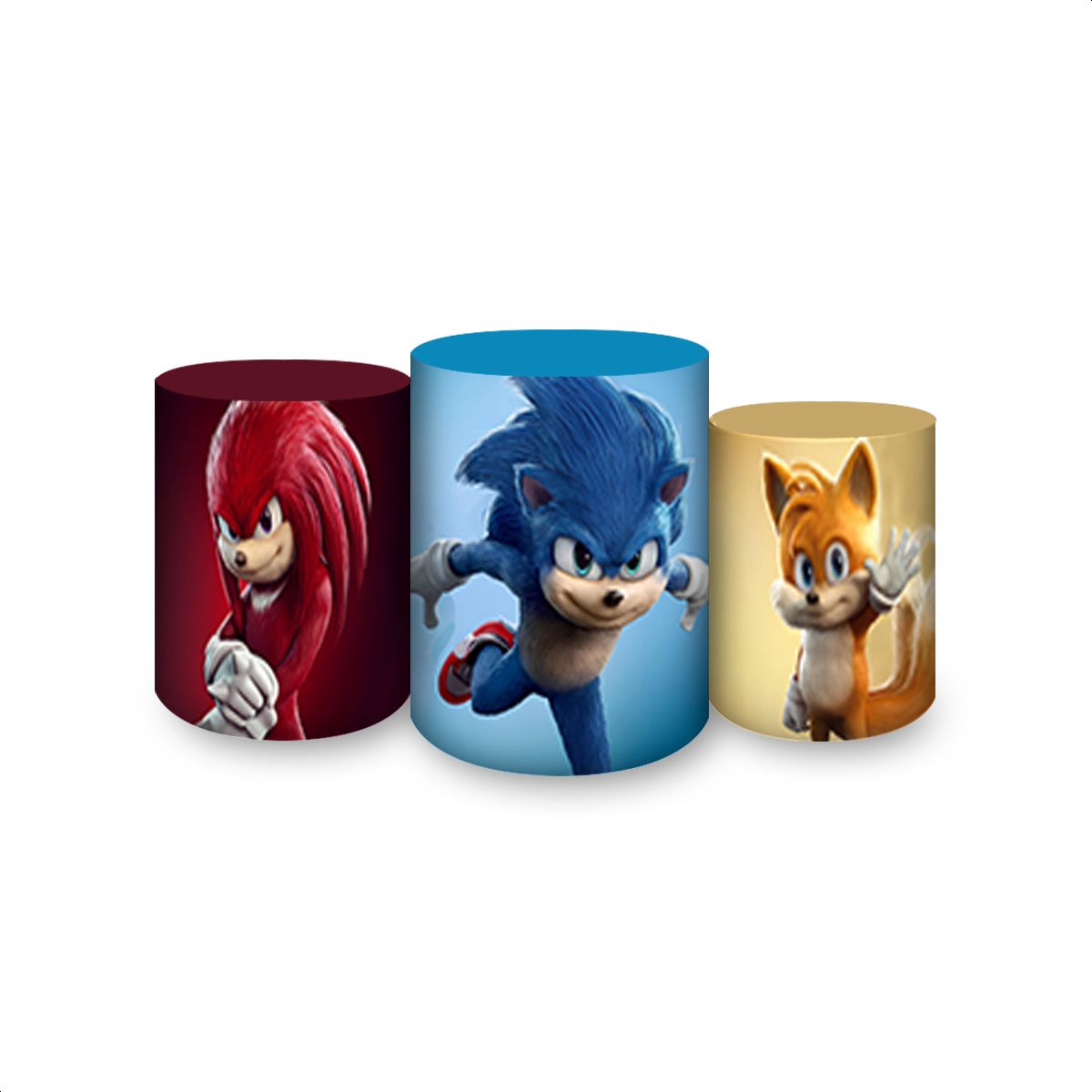 Trio Capas Cilindros Subl... - Painel Festivo