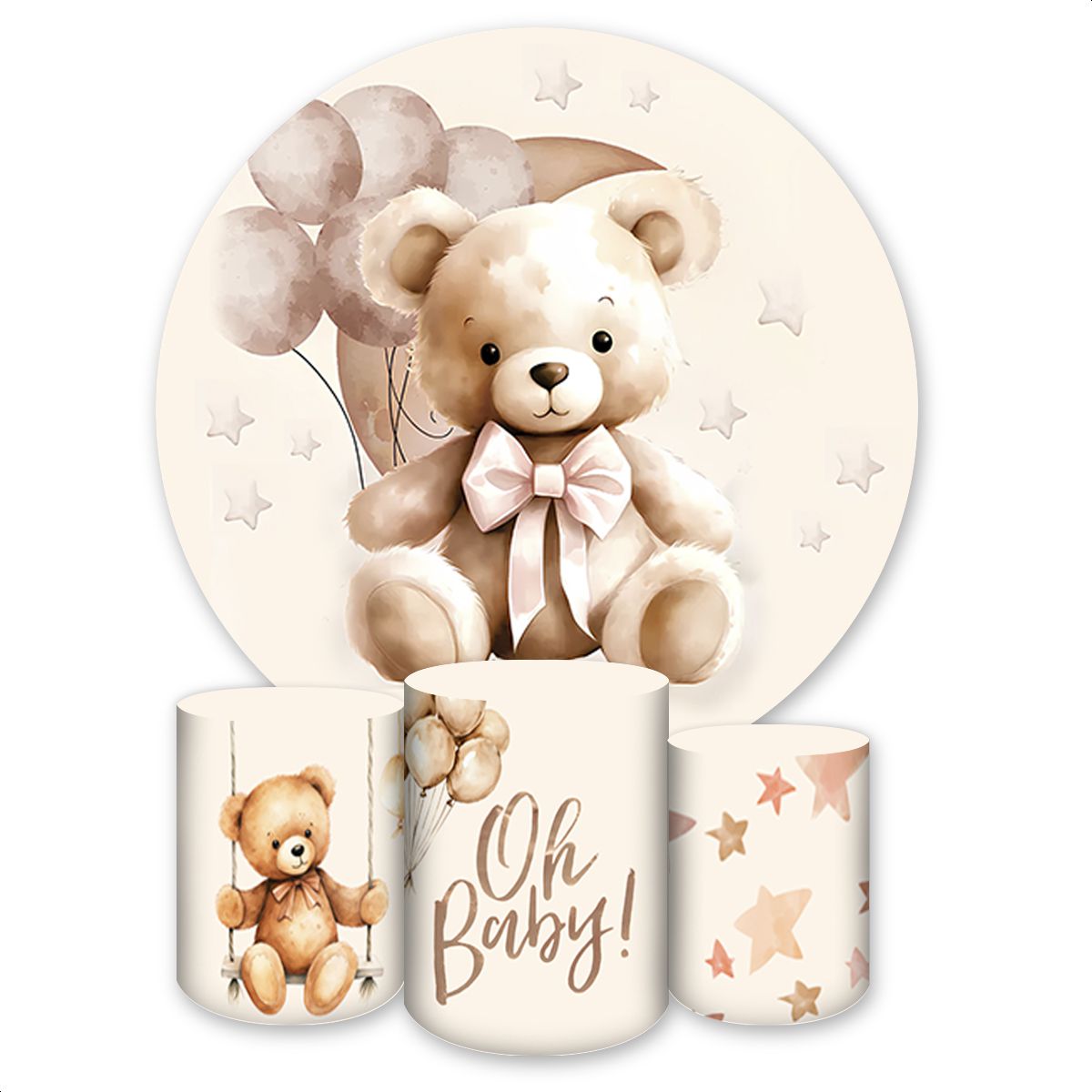 Kit Capa Painel Redondo +... - Painel Festivo