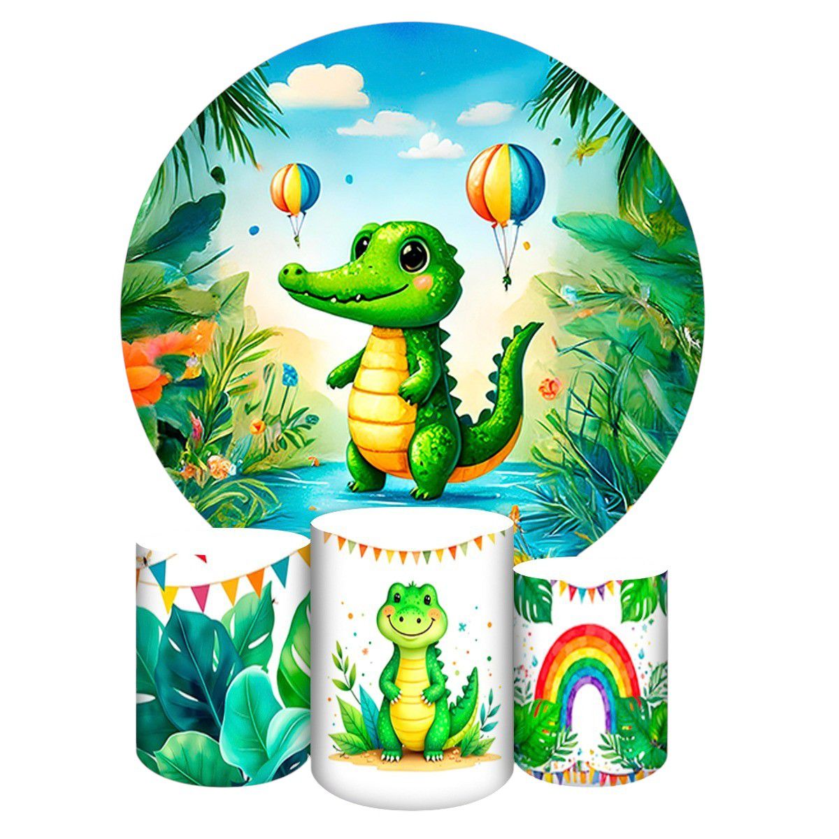 Kit Capa Painel Redondo +... - Painel Festivo
