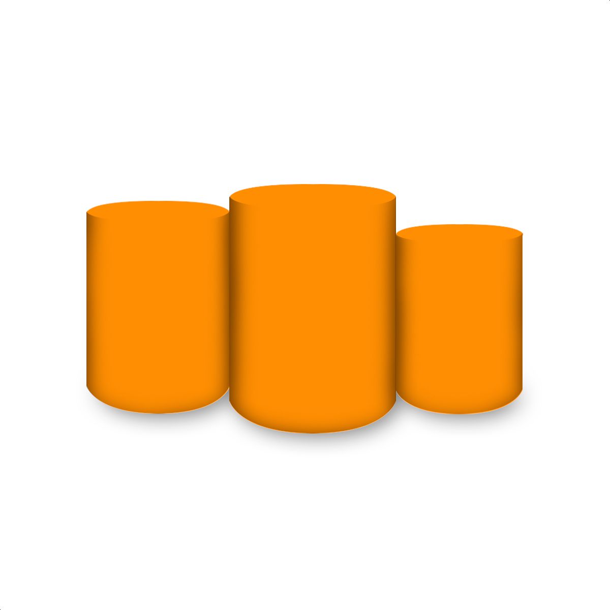 Trio Capas Cilindros Subl... - Painel Festivo