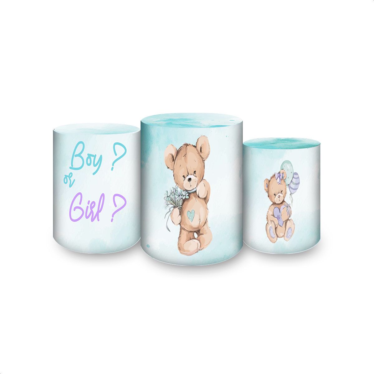 Trio Capas Cilindros Subl... - Painel Festivo