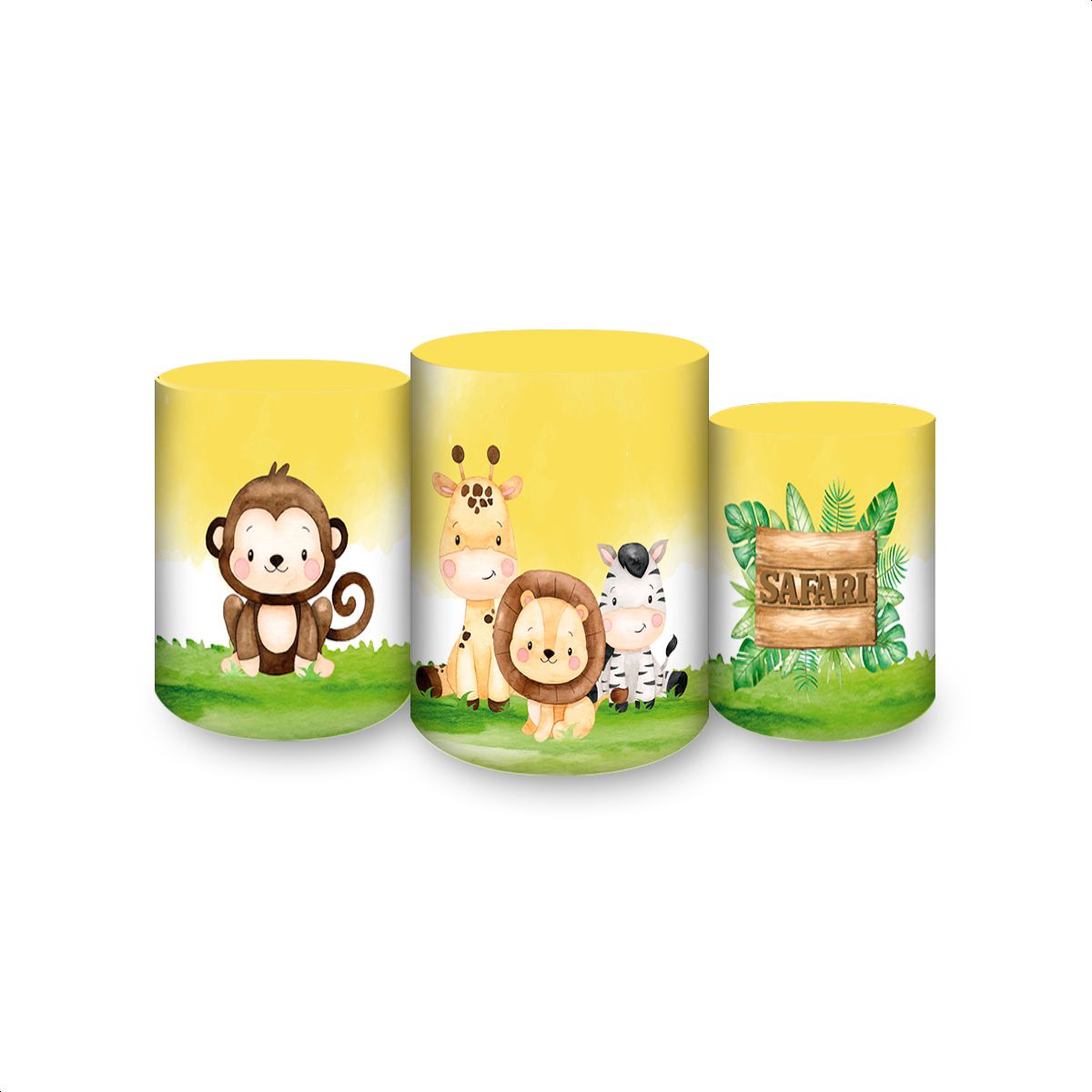 Trio Capas Cilindros Subl... - Painel Festivo