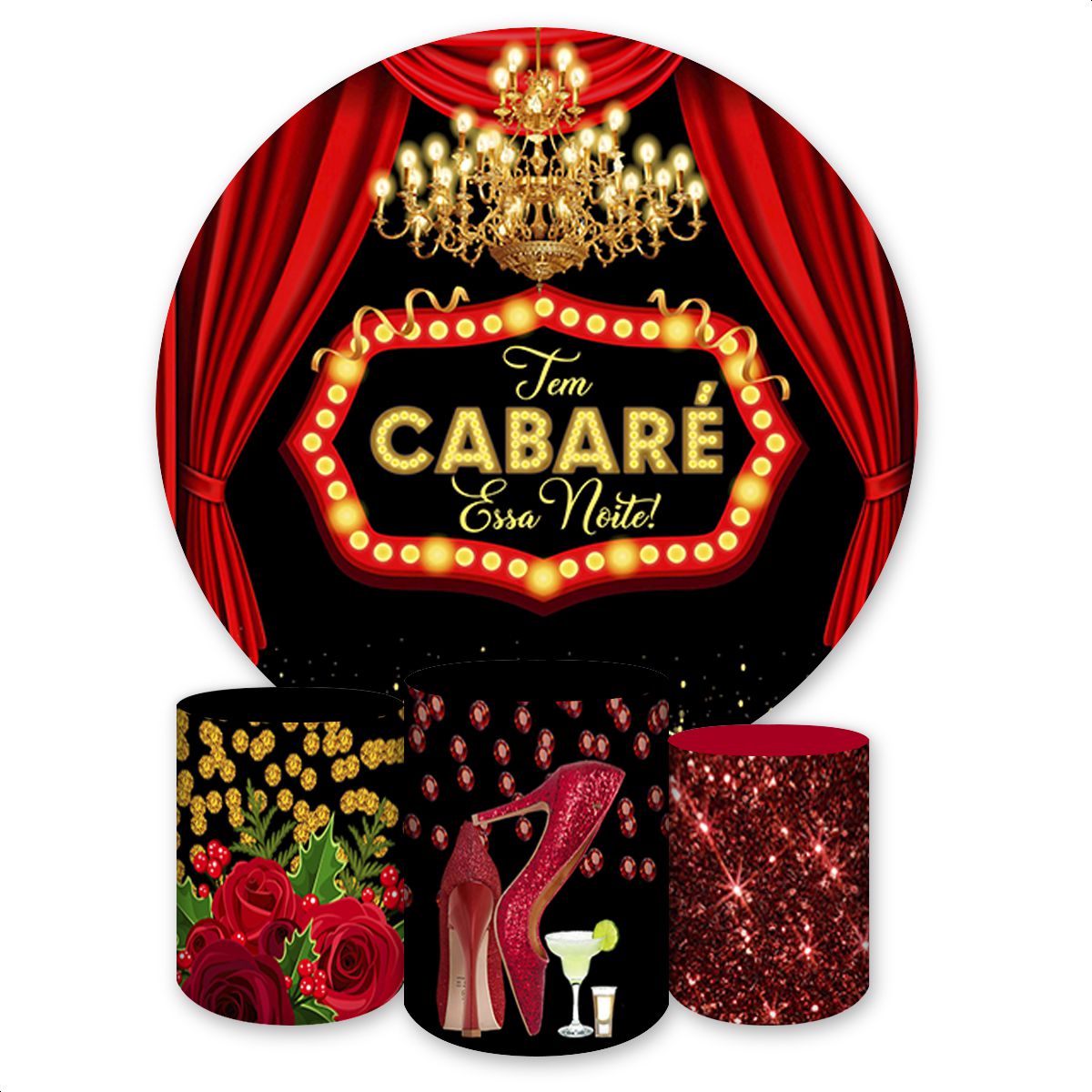 Capa Painel + Trio Capas ... - Painel Festivo