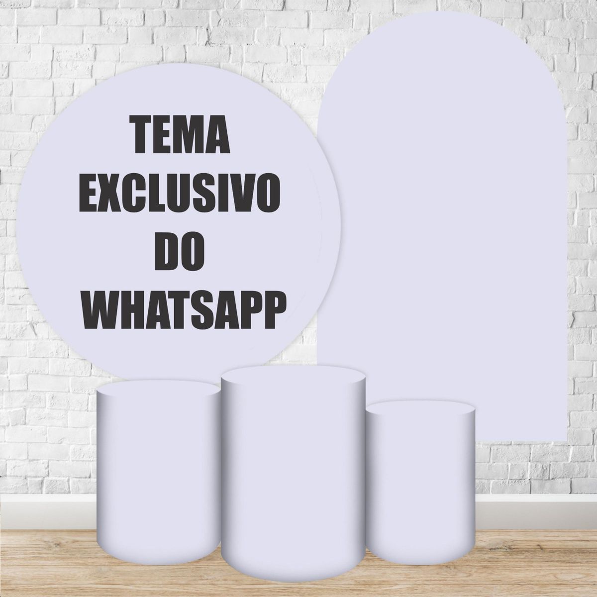 Kit 5 Capas Romano Tema Exclusivo do WhatsApp - Kit 5 Capas Romano Escolha Seu Tema - Painel Festivo