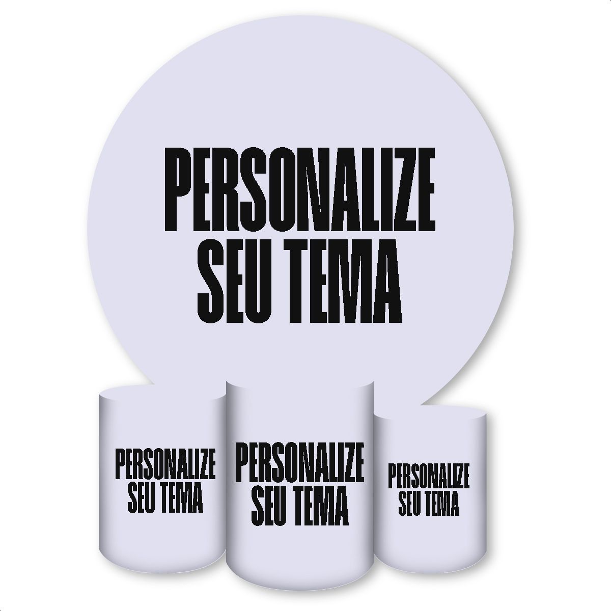 KIT COMPLETO 4 CAPAS PERSONALIZE SEU TEMA - KIT COMPLETO PERSONALIZE SEU TEMA - Painel Festivo