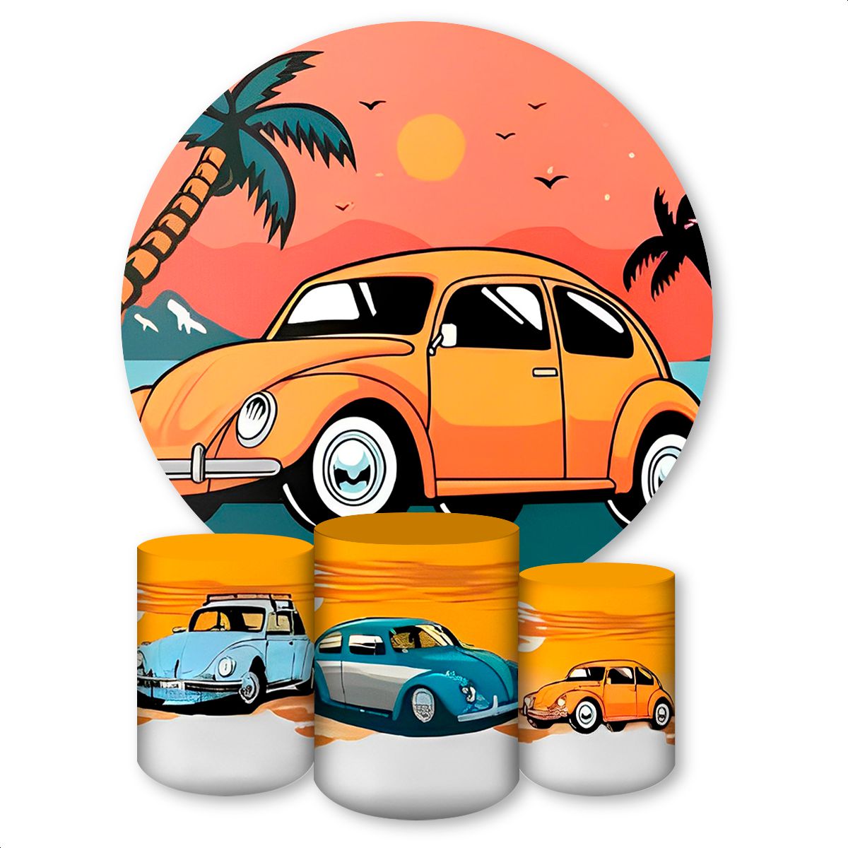 Kit Capa Painel Redondo +... - Painel Festivo