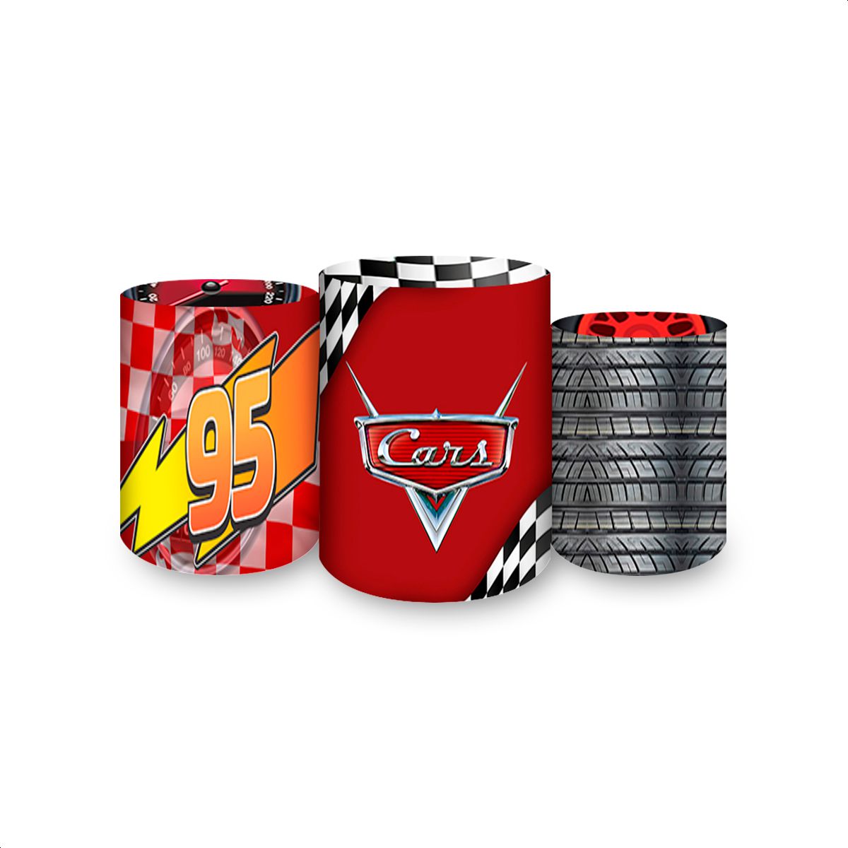 Trio Capas Cilindros Subl... - Painel Festivo