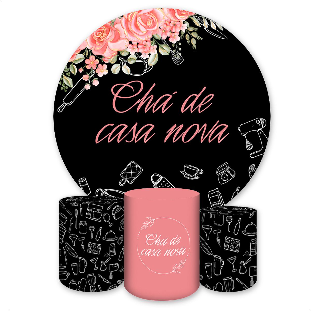 Capa Painel + Trio Capas ... - Painel Festivo