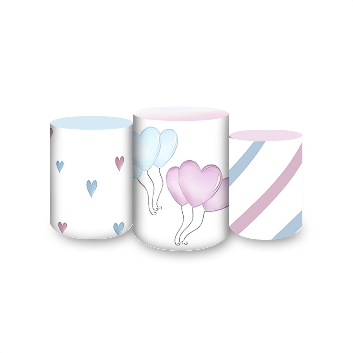 Trio Capas Cilindros Subl... - Painel Festivo