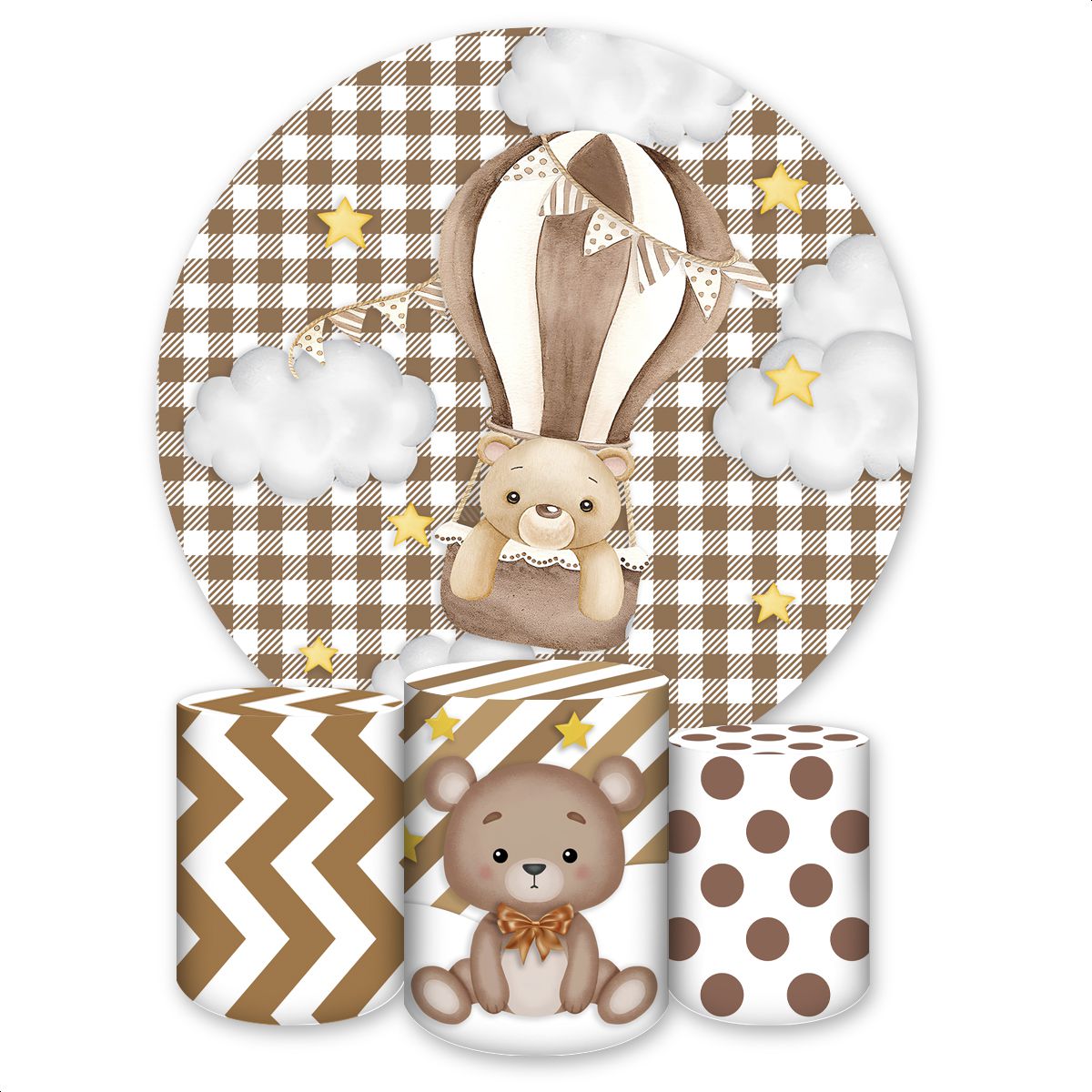 Kit Capa Painel + Trio Ca... - Painel Festivo