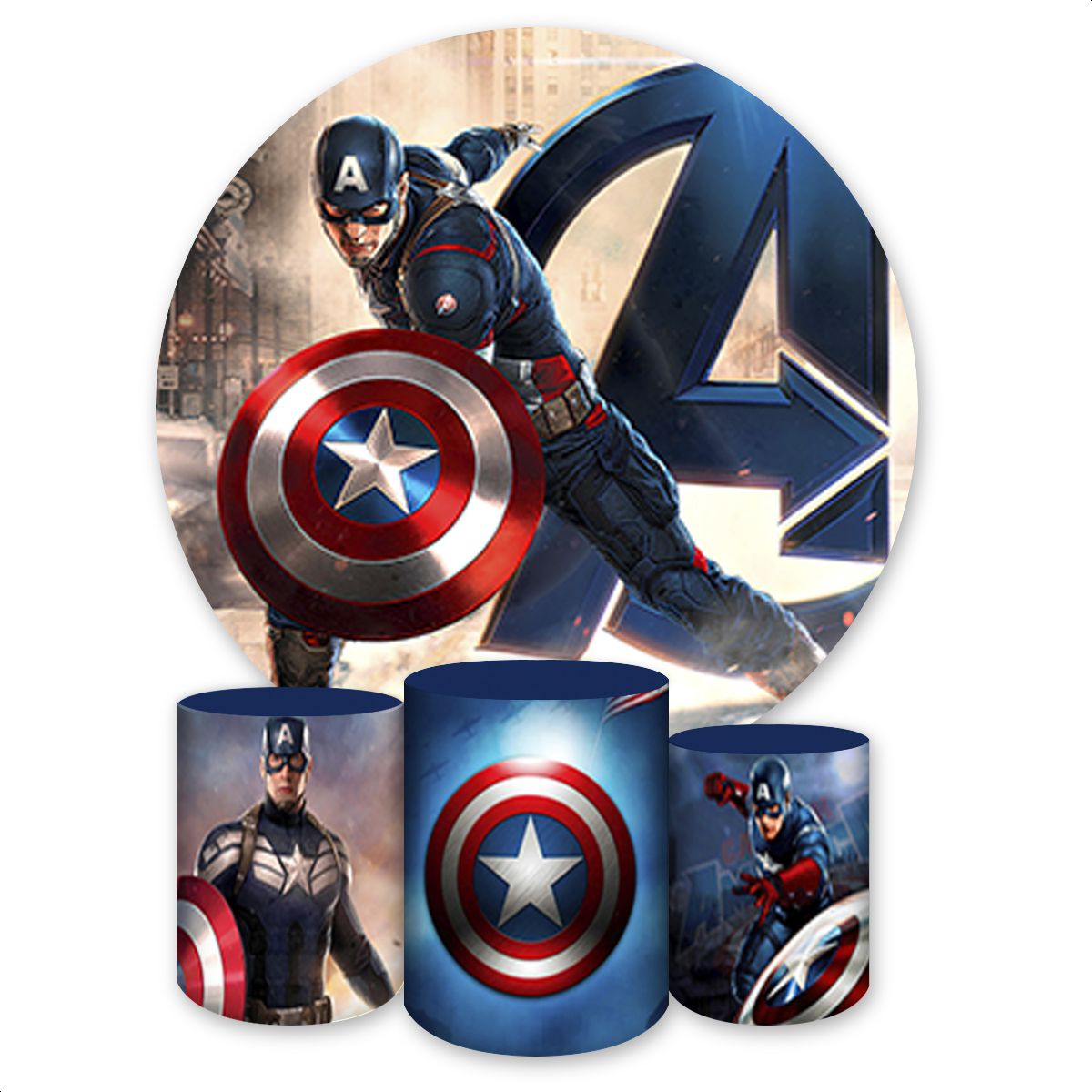 Kit Capa Painel Redondo +... - Painel Festivo