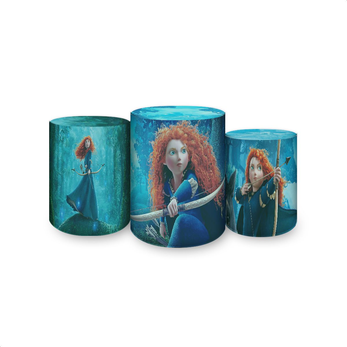 Capas Trio Cilindros Subl... - Painel Festivo