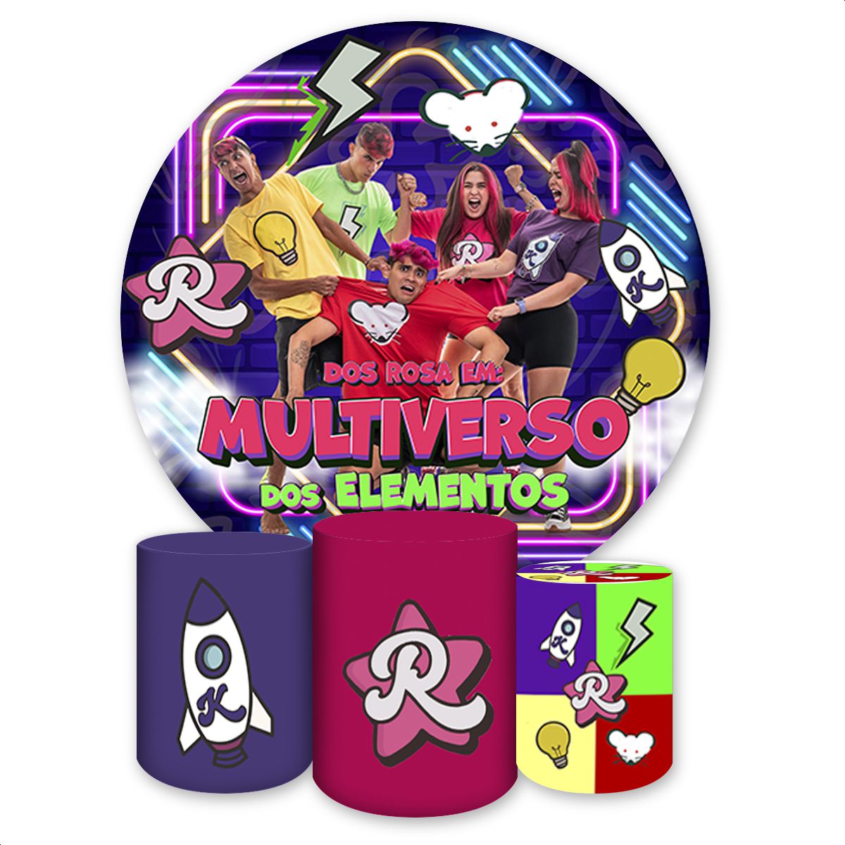 Kit Capa Painel Redondo +... - Painel Festivo