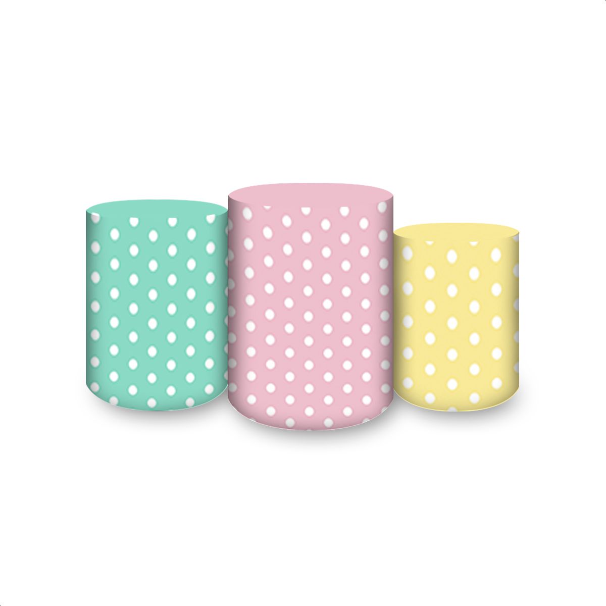 Capas Trio Cilindros Subl... - Painel Festivo