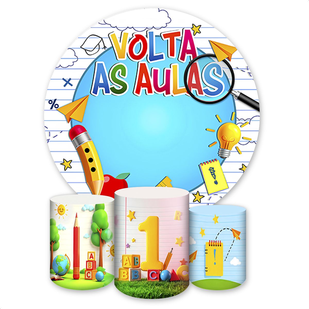 Capa Painel + Trio Capas ... - Painel Festivo