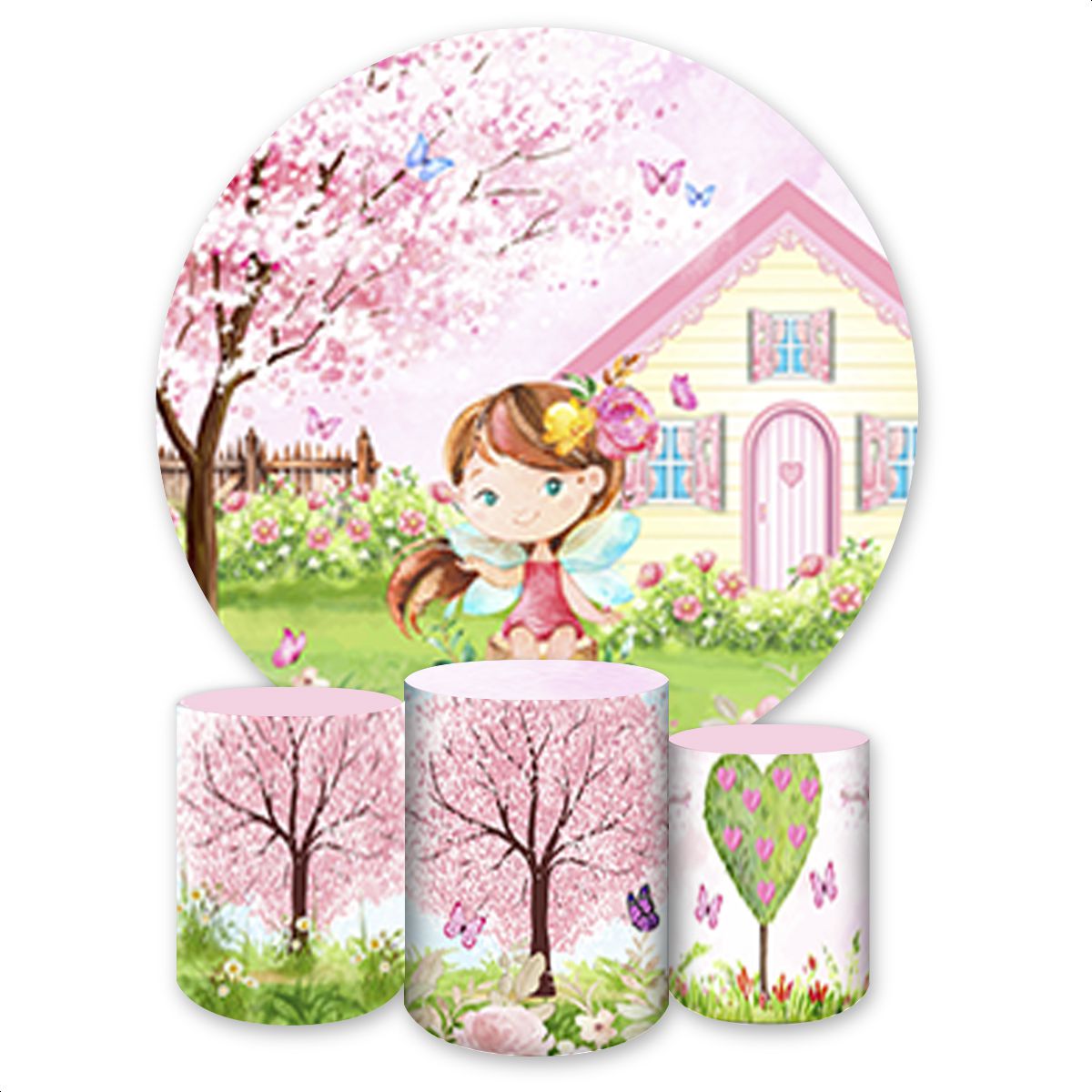 Kit Capa Painel Redondo +... - Painel Festivo