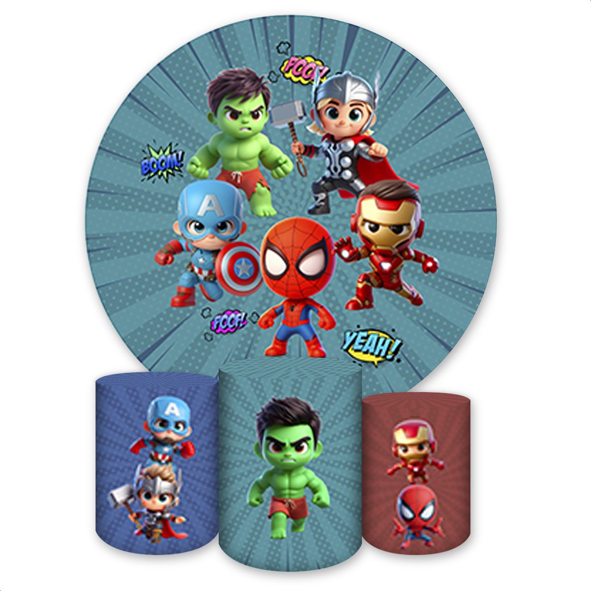 Capa Painel + Trio Capas ... - Painel Festivo