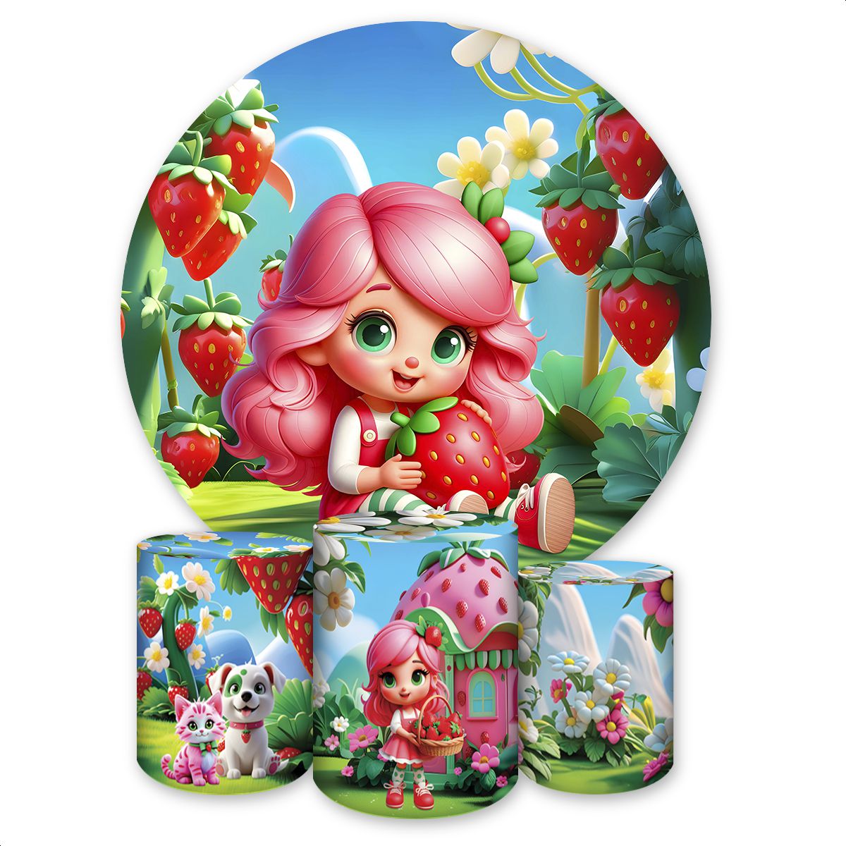 Kit Capa Painel Redondo +... - Painel Festivo