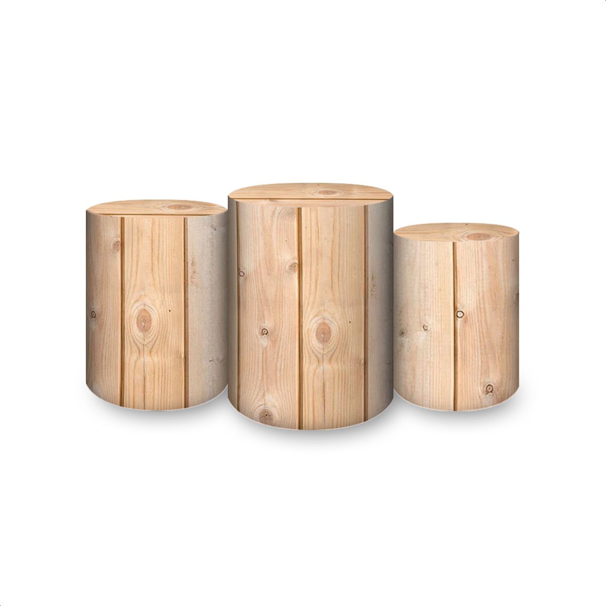 Capas Trio Cilindros Subl... - Painel Festivo
