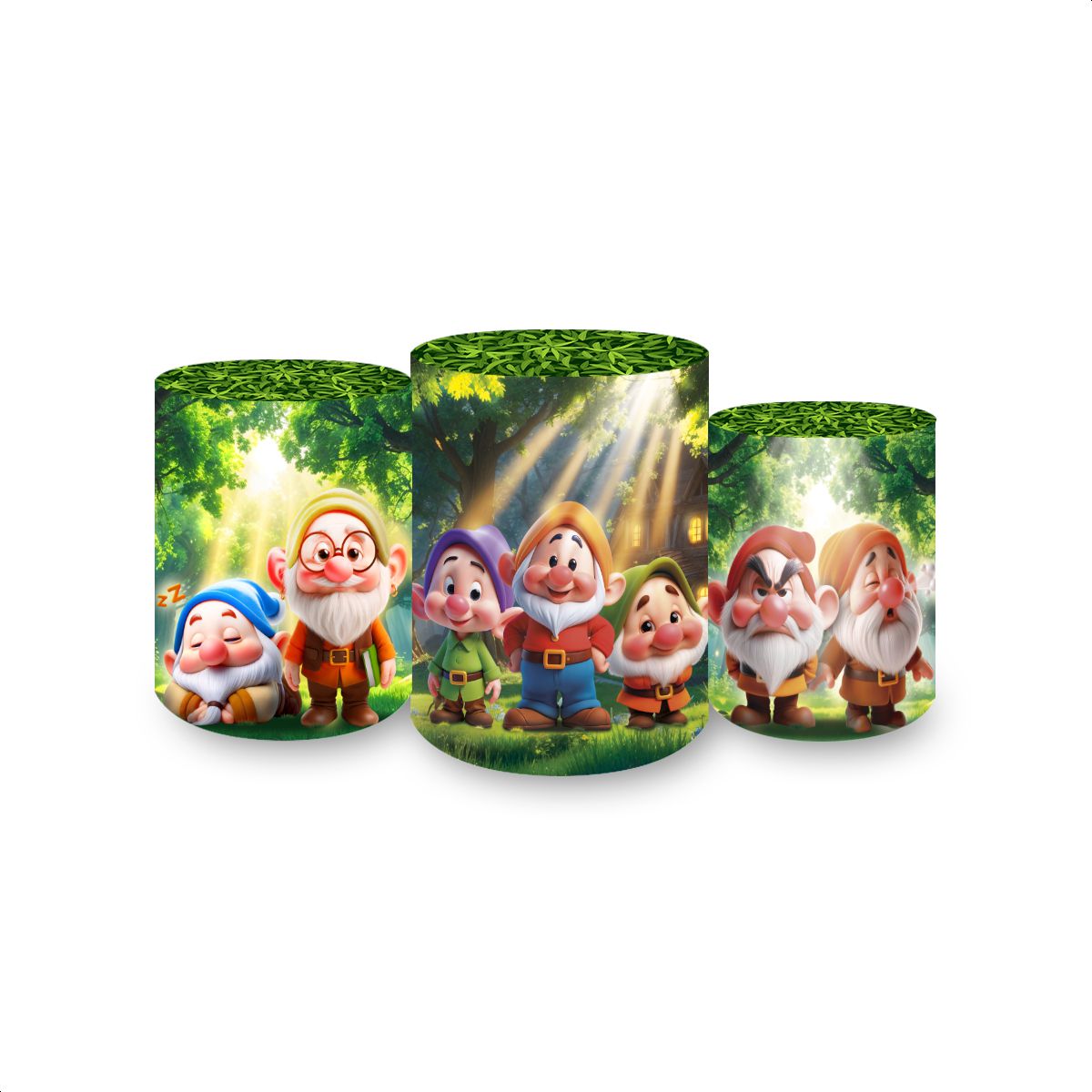 Trio Capas Cilindros Subl... - Painel Festivo