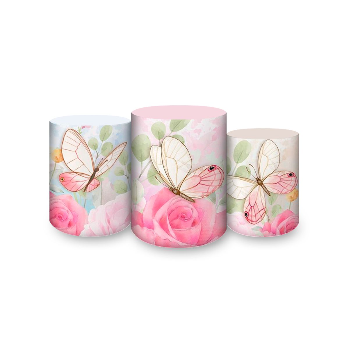 Trio Capas Cilindros Subl... - Painel Festivo