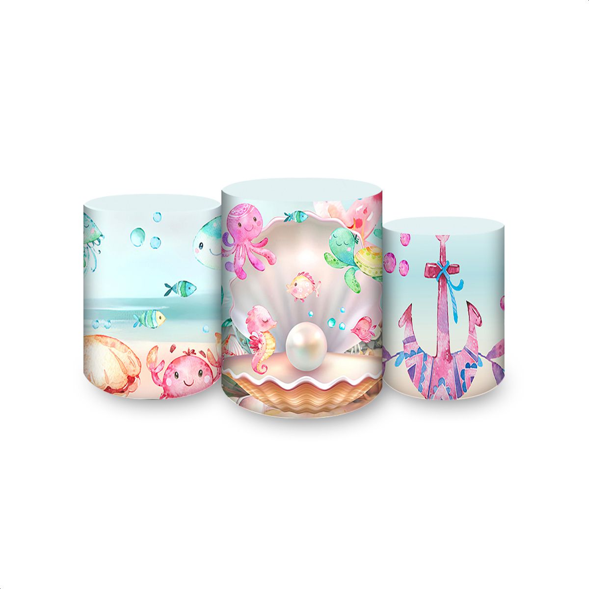 Trio Capas Cilindros Subl... - Painel Festivo