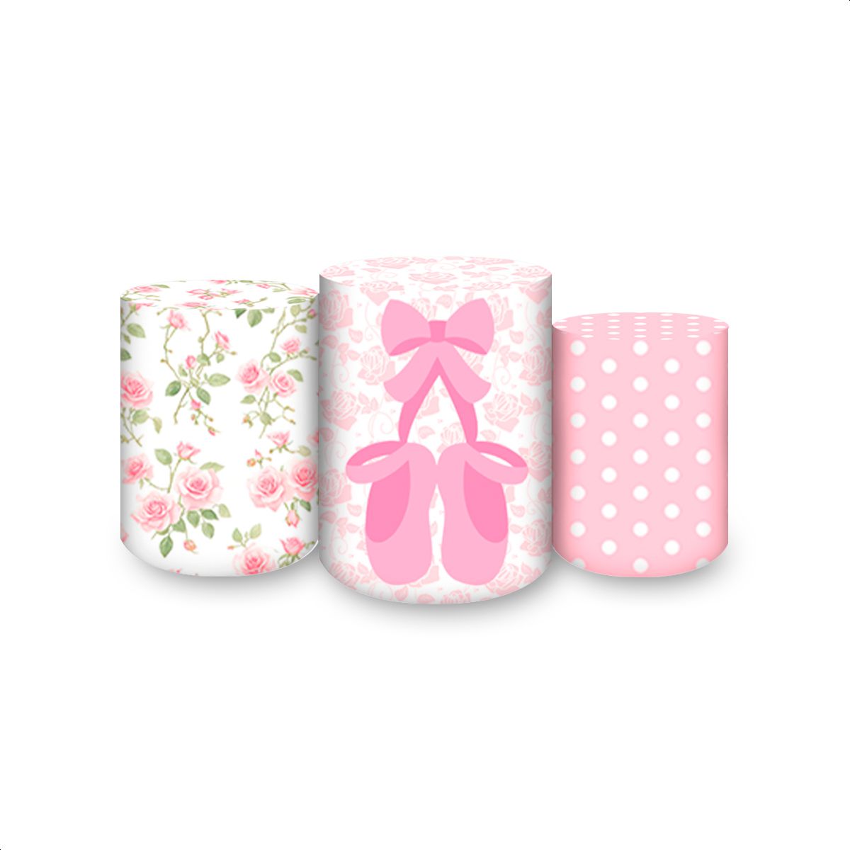 Trio Capas Cilindros Subl... - Painel Festivo