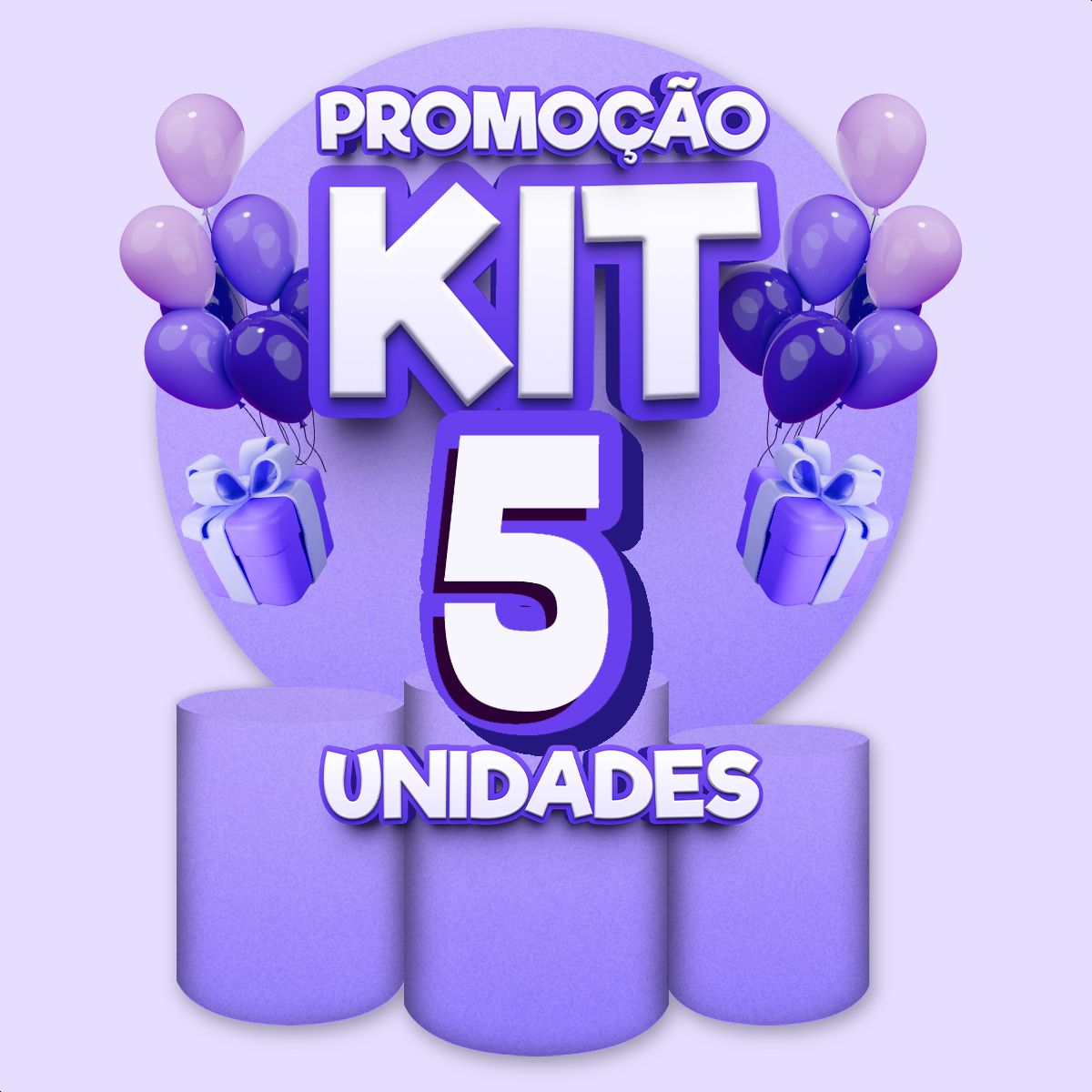 Atacado - 5 unidades Kit ... - Painel Festivo