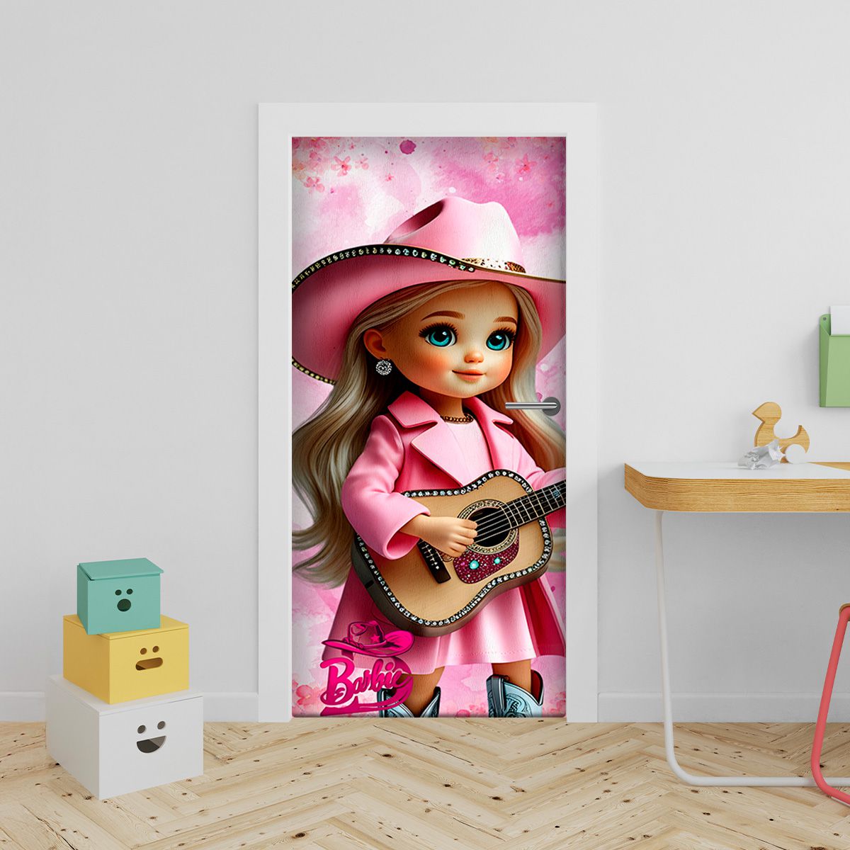Capa de Porta Barbie Boia... - Painel Festivo