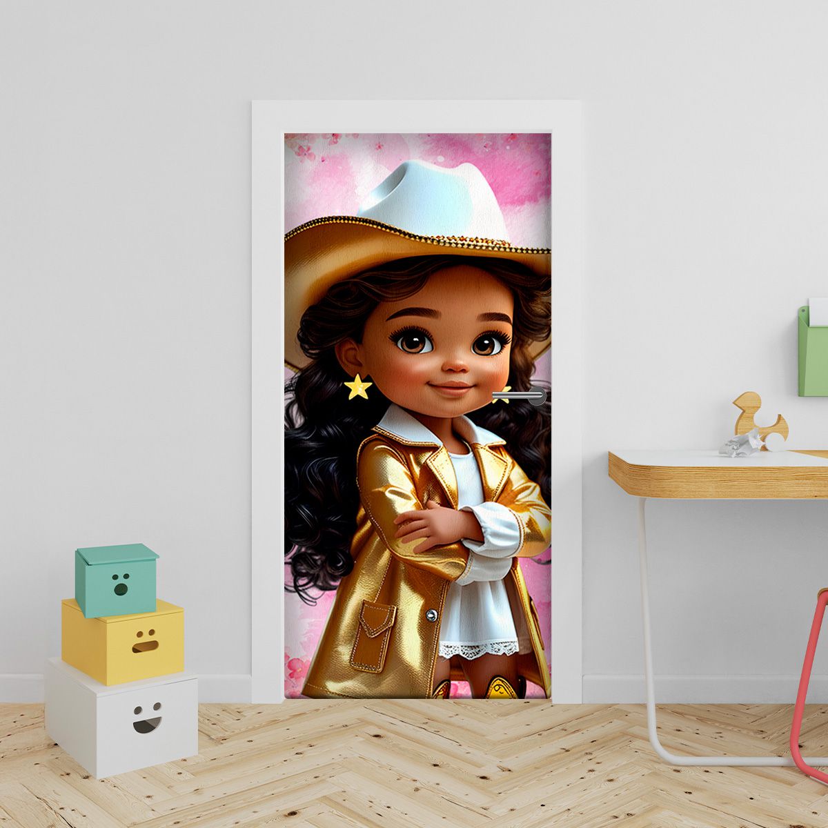 Capa de Porta Barbie Boia... - Painel Festivo