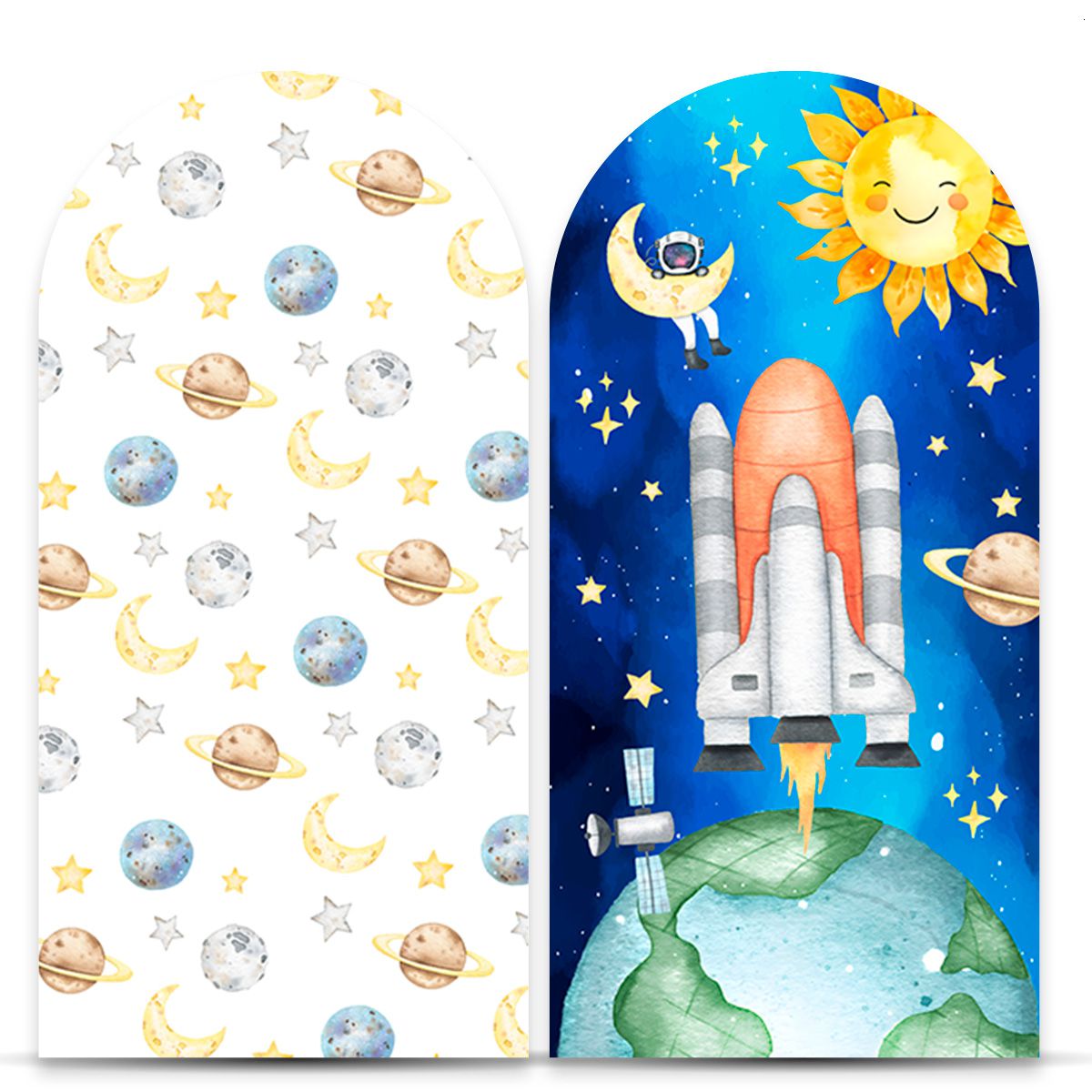 Painel Romano Tema Astronauta 7135 - Romano 7135 - Painel Festivo