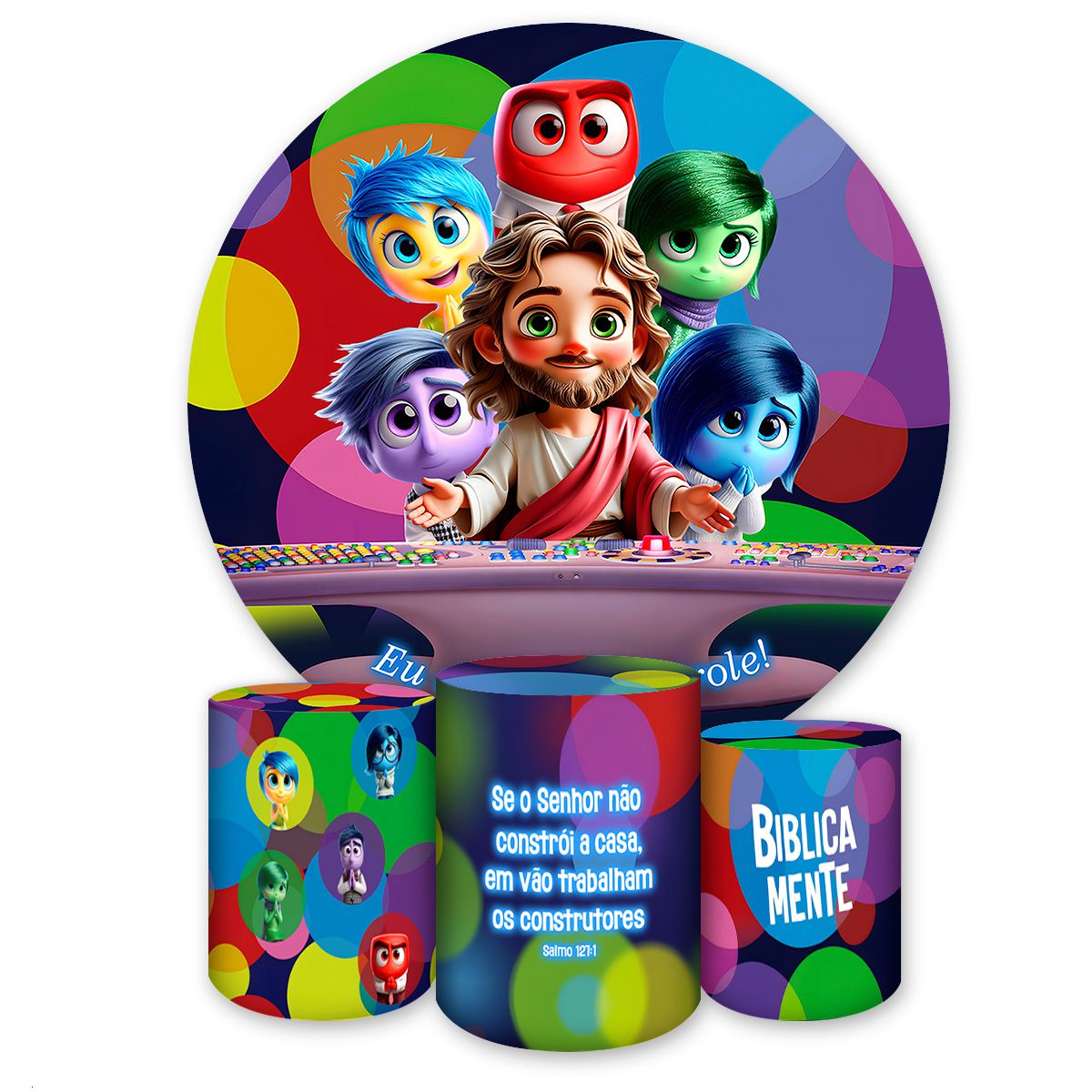 Kit Capa Painel Redondo +... - Painel Festivo