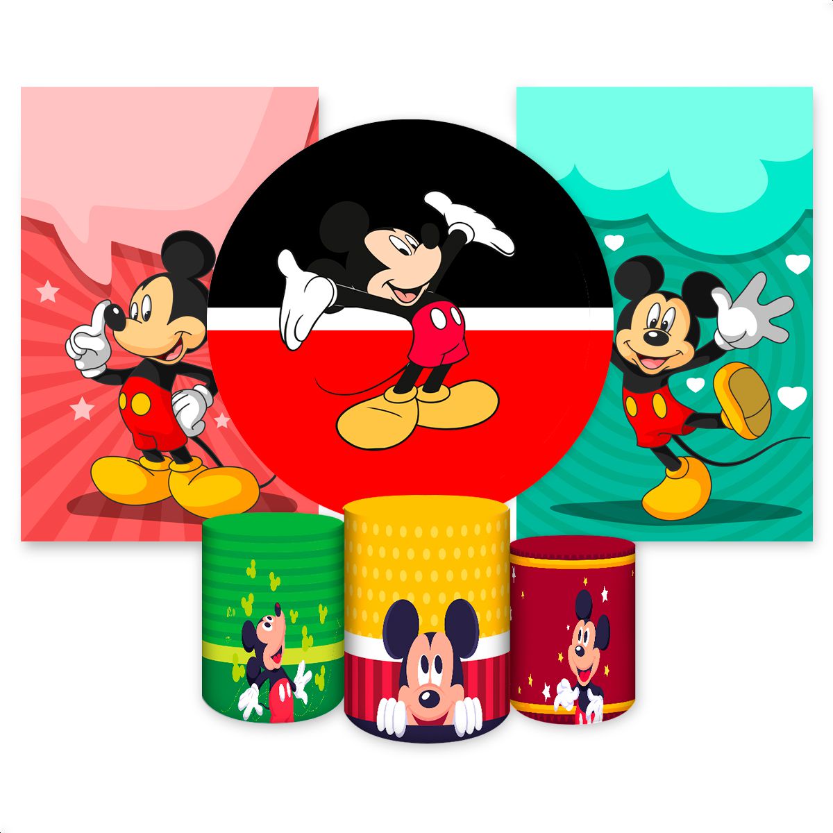 Kit Capa Painel Redondo +... - Painel Festivo