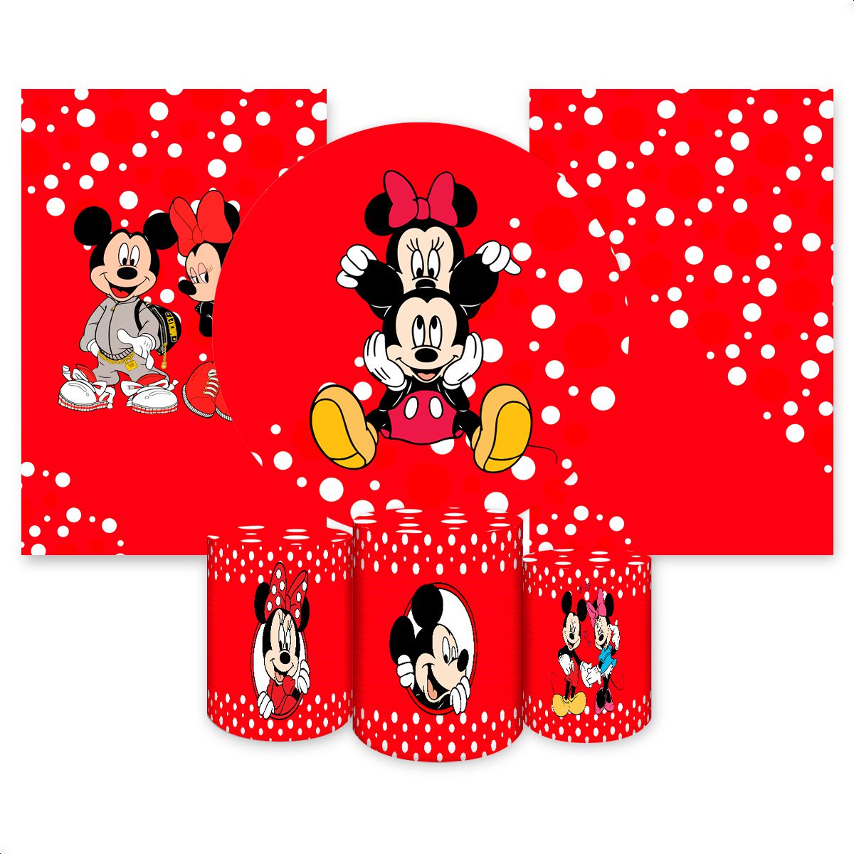 Kit Capa Painel Redondo +... - Painel Festivo