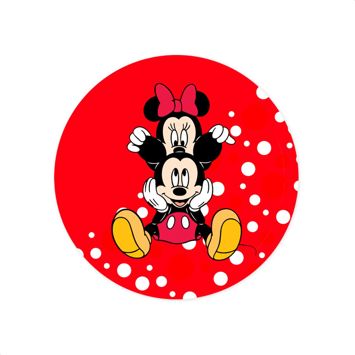 Capa Painel Redondo Sublimados Tema Mickey 2548 - ... - Painel Festivo
