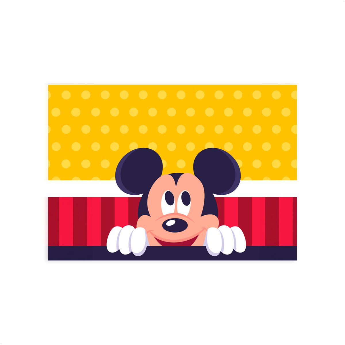 Capa Painel Retangular Sublimado Tema Mickey 2546 ... - Painel Festivo
