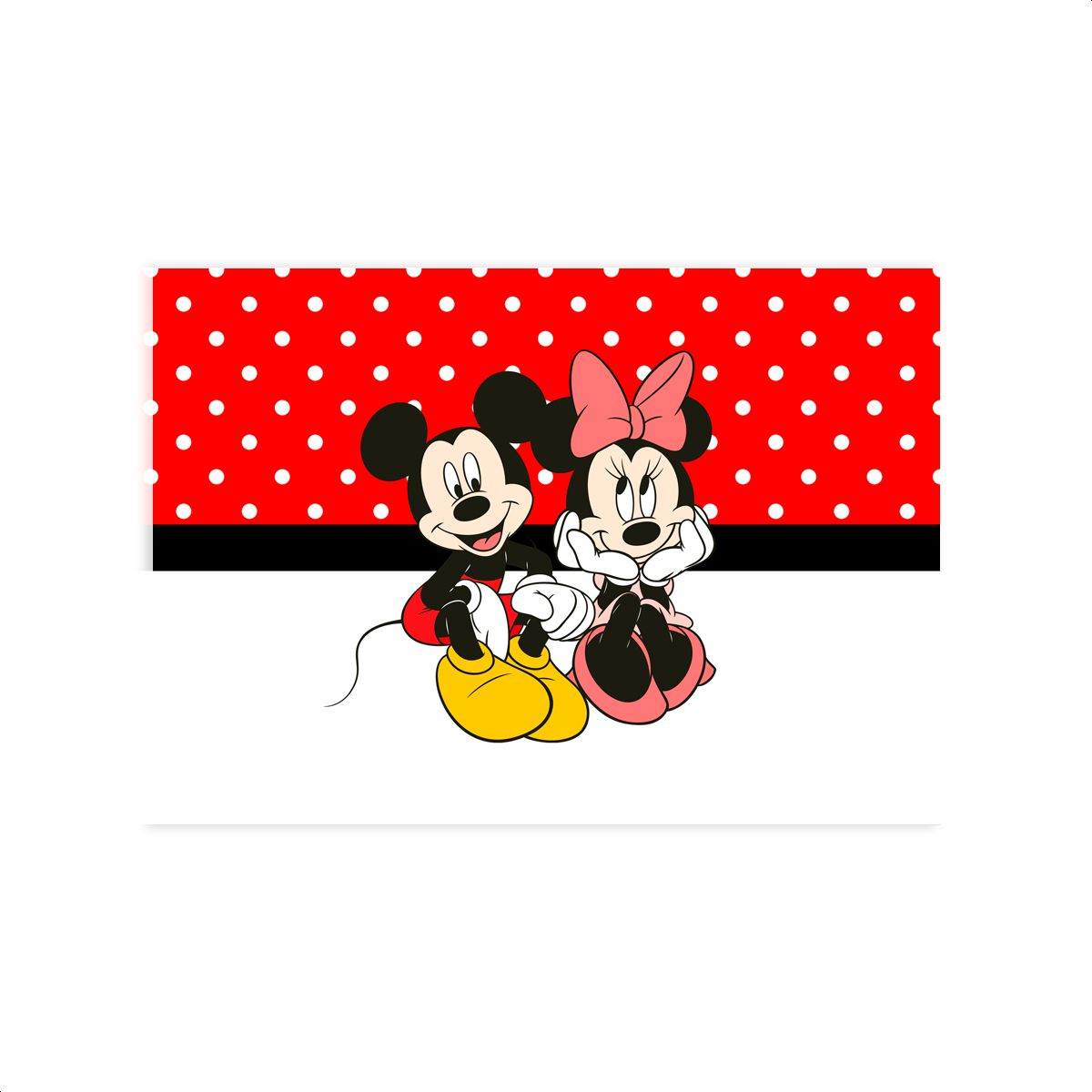 Capa Painel Retangular Sublimado Tema Mickey 2545 ... - Painel Festivo