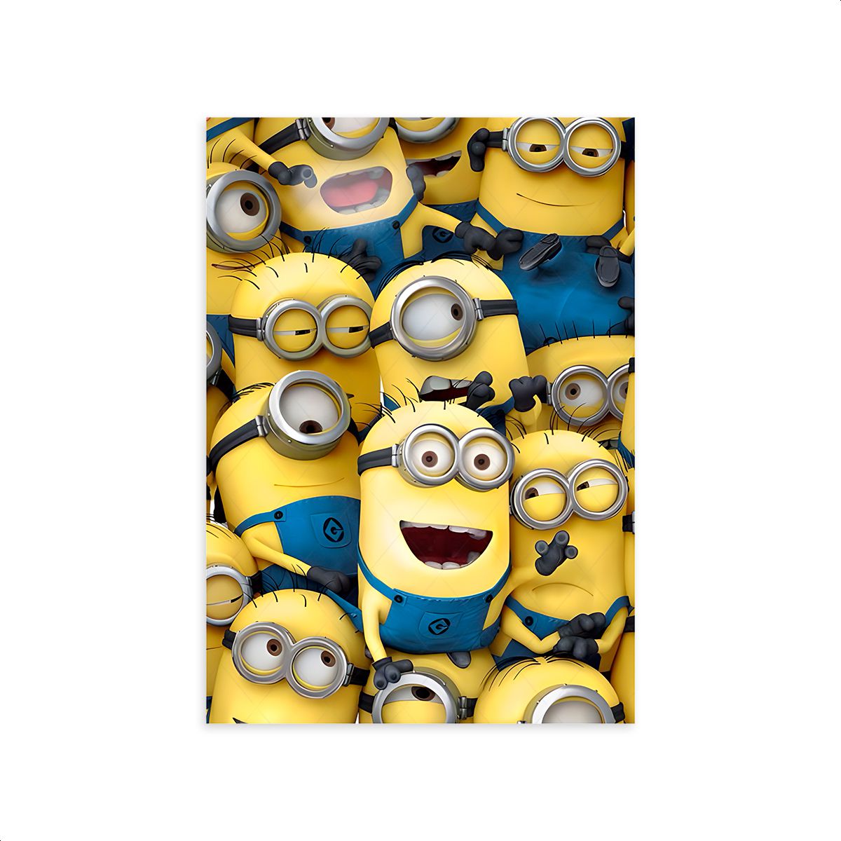 Capa Painel Retangular Sublimado Tema Minions 1005... - Painel Festivo