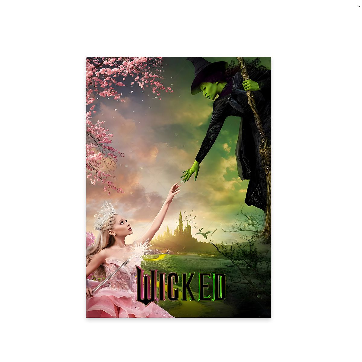 Painel Retangular Tema Wicked 7170 - Painel Retangular 7170 - Painel Festivo