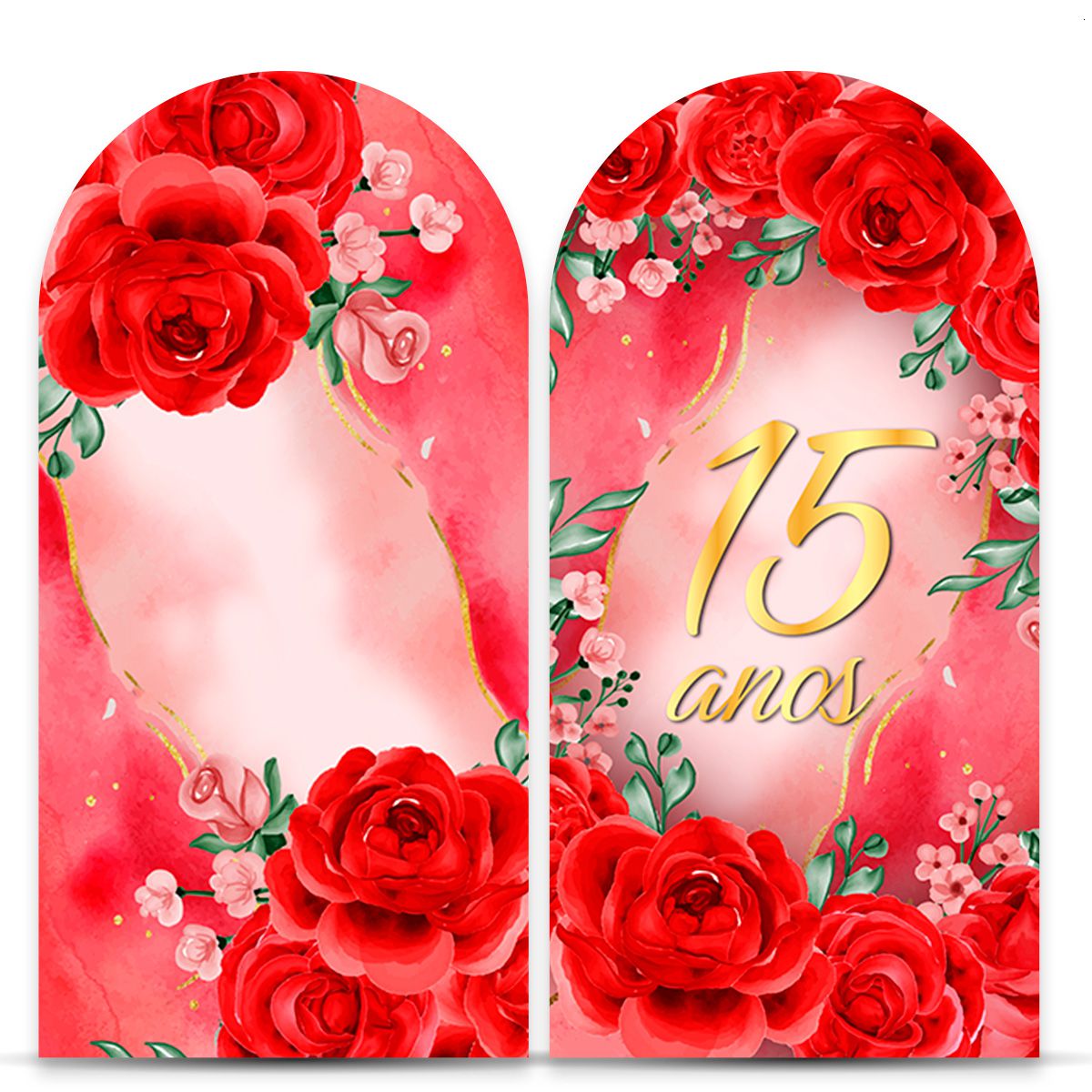  Painel Romano Tema 15 Anos 7070 - Romano 7070 - Painel Festivo