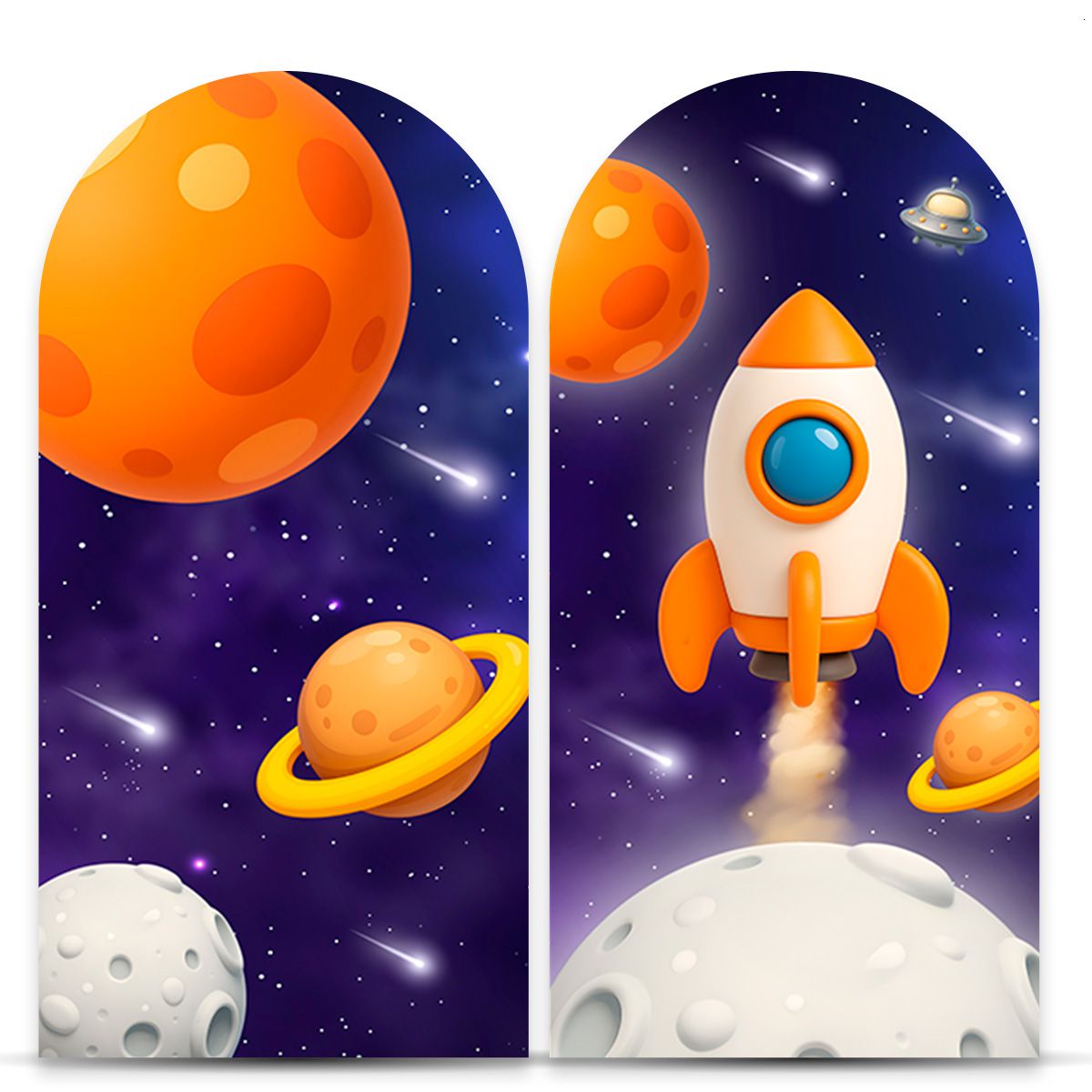 Painel Romano Tema Astronauta 7137 - Romano 7137 - Painel Festivo