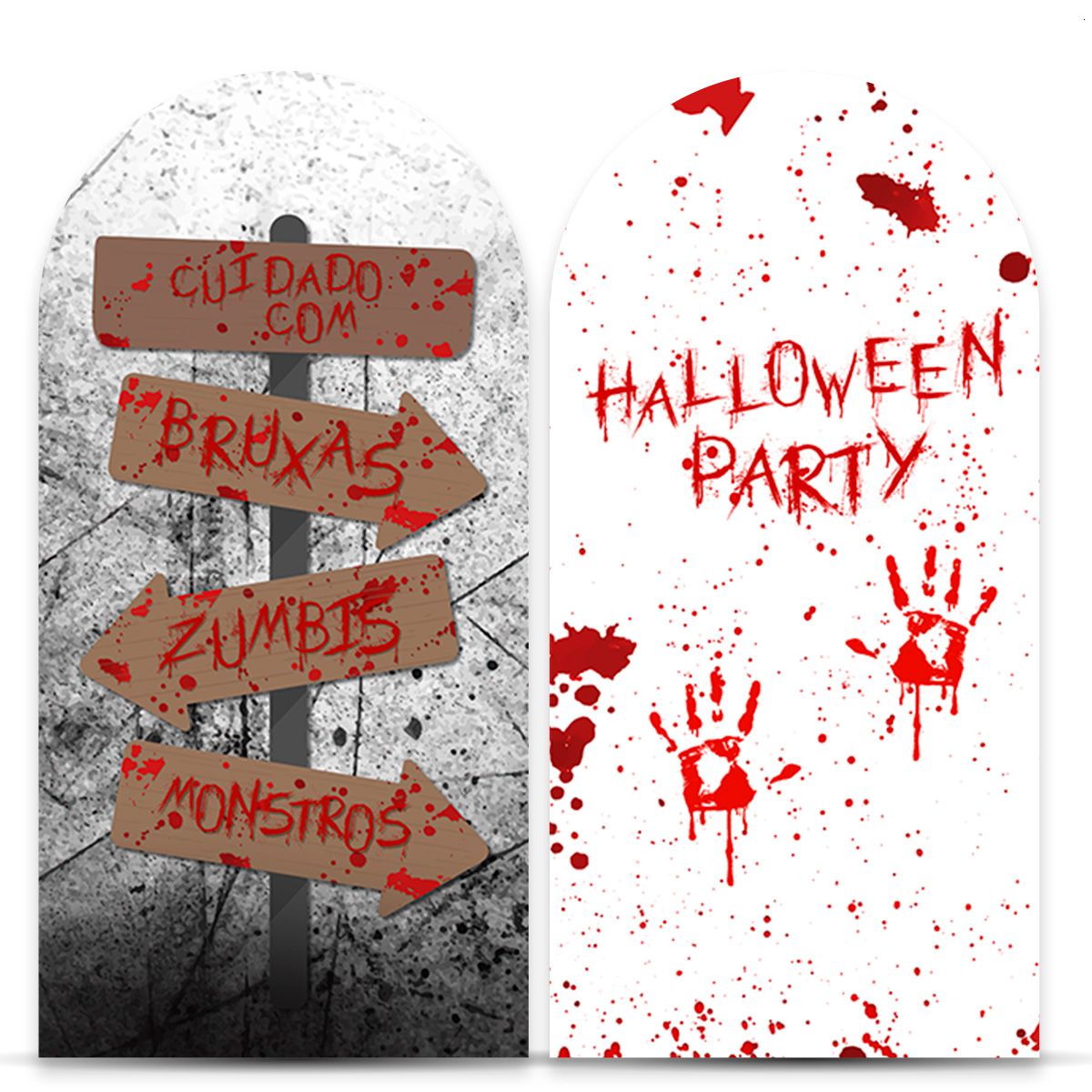 Painel Romano Tema Halloween 7163 - Painel Romano 7163 - Painel Festivo